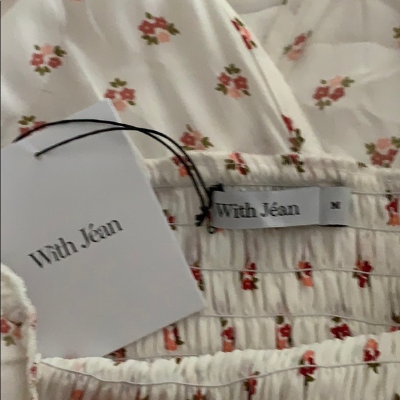 Designer With Jéan white floral dress. - Picture 5 of 6